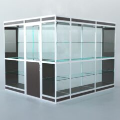 Павильон торговый из профиля угловой №1в, Дуб Венге