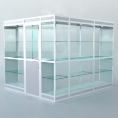 Павильон торговый из профиля угловой №1в, Серый