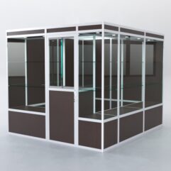 Павильон торговый из профиля угловой №4а, Дуб Венге