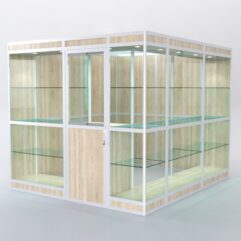 Павильон торговый из профиля угловой №4в, Дуб Сонома