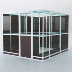 Павильон торговый из профиля угловой №4г, Дуб Венге