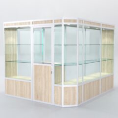 Павильон торговый из профиля угловой №3а, Дуб Сонома