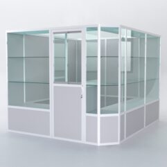 Павильон торговый из профиля угловой №6б, Серый