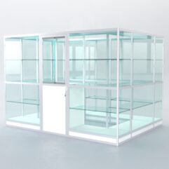 Павильон торговый из профиля островной №1г, Белый