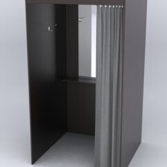 Примерочная из ДСП №1А, Дуб Венге