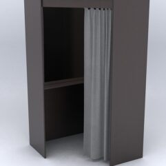 Примерочная из ДСП №2А, Дуб Венге