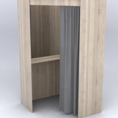 Примерочная из ДСП №2А, Дуб Сонома