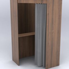 Примерочная из ДСП №2А, Орех