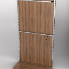 Пристенная торговая система Bazic №1 с задней стенкой (1200мм), Орех