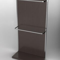 Пристенная торговая система Bazic №2 с задней стенкой (1200мм), Дуб Венге