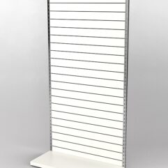 Пристенная торговая система Bazic №1 с задней стенкой Э/П (1200мм), Белый