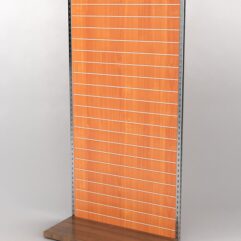 Пристенная торговая система Bazic №1 с задней стенкой Э/П (1200мм), Орех