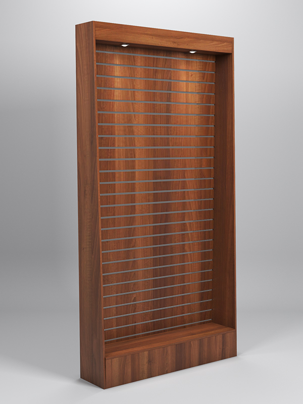 Стеллаж из ДСП под ЭП №1 серии Эконом, Орех