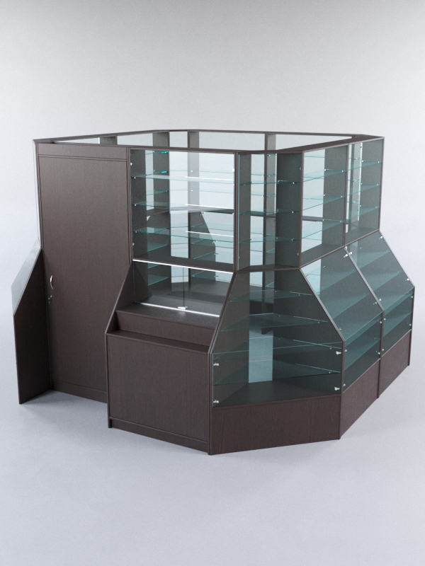 Павильон АЛМАЗ №6, Дуб Венге