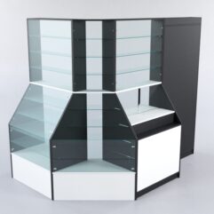 Павильон АЛМАЗ №7, Черный+Белый