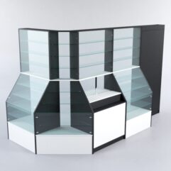 Павильон АЛМАЗ №8, Черный+Белый