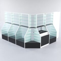 Павильон АЛМАЗ №11, Белый+Черный