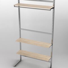 Пристенная торговая система Bazic №11 без задней стенки (1200мм), Дуб Сонома