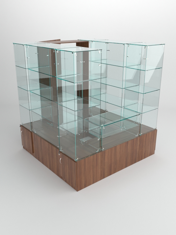 Павильон торговый Истра островной №9б, Орех