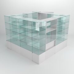 Павильон торговый Истра островной №4б, Серый