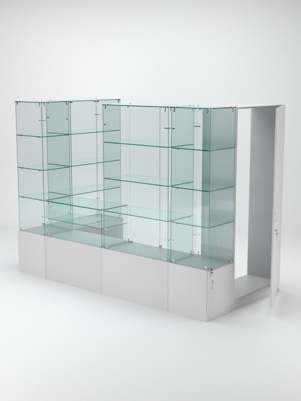 Павильон торговый Истра пристенный №4б, Серый