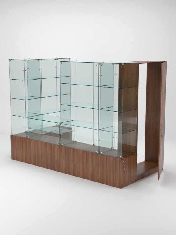 Павильон торговый Истра пристенный №4б, Орех