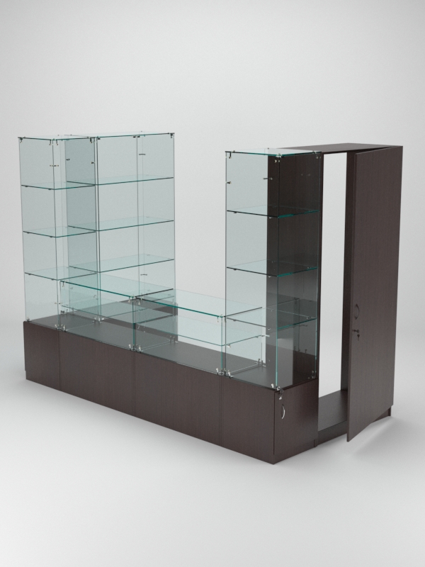 Павильон торговый Истра пристенный №5б, Дуб Венге