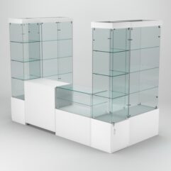 Павильон торговый Истра пристенный №7а, Белый