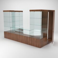 Павильон торговый Истра пристенный №3б, Орех