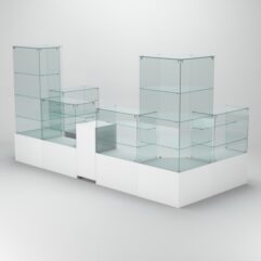 Павильон торговый Истра пристенный №8а, Белый