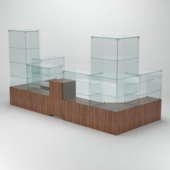 Павильон торговый Истра пристенный №8а, Орех