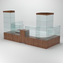 Павильон торговый Истра пристенный №8б, Орех