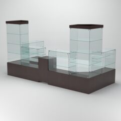 Павильон торговый Истра пристенный №8б, Дуб Венге