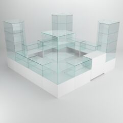 Павильон торговый Истра островной №2б, Белый