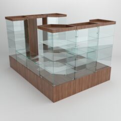 Павильон торговый Истра островной №8б, Орех