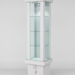 Витрина ЭЛИТА №10-1 (задняя стенка - ДСП), Серый