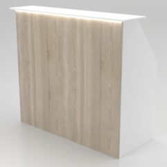 Ресепшн №37 с диодной подсветкой, Белый