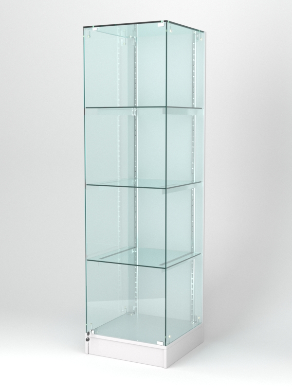 Витрина АСТЕРИЯ ХИТ ПРОДАЖ №1 (с дверкой, задняя стенка - ДСП), Серый