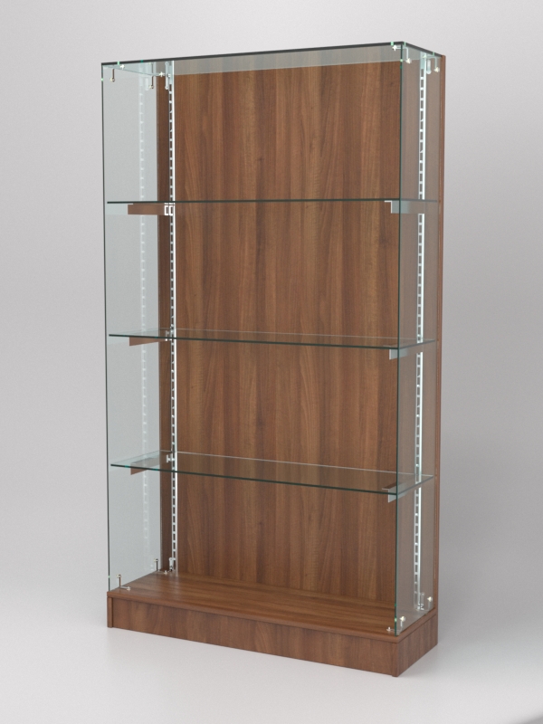 Витрина АСТЕРИЯ ХИТ ПРОДАЖ №10 (без дверок, задняя стенка - ДСП), Орех