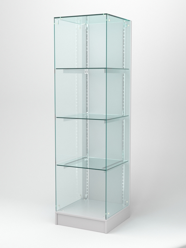 Витрина АСТЕРИЯ ХИТ ПРОДАЖ №2 (без дверки, задняя стенка - ДСП), Серый