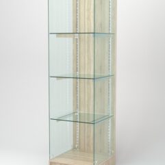 Витрина АСТЕРИЯ ХИТ ПРОДАЖ №2 (без дверки, задняя стенка - ДСП), Дуб Сонома