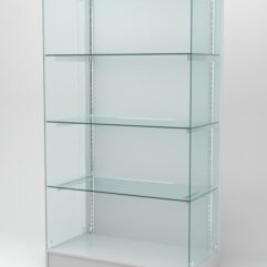 Витрина АСТЕРИЯ ХИТ ПРОДАЖ №6 (без дверок, задняя стенка - ДСП), Серый