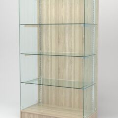 Витрина АСТЕРИЯ ХИТ ПРОДАЖ №6 (без дверок, задняя стенка - ДСП), Дуб Сонома