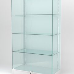 Витрина АСТЕРИЯ ХИТ ПРОДАЖ №5 (с дверками, задняя стенка - ДСП), Серый