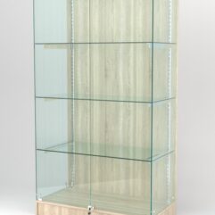 Витрина АСТЕРИЯ ХИТ ПРОДАЖ №5 (с дверками, задняя стенка - ДСП), Дуб Сонома