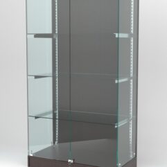 Витрина АСТЕРИЯ ХИТ ПРОДАЖ №5 (с дверками, задняя стенка - ДСП), Дуб Венге