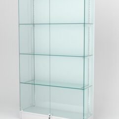 Витрина АСТЕРИЯ ХИТ ПРОДАЖ №9 (с дверками, задняя стенка - ДСП), Серый