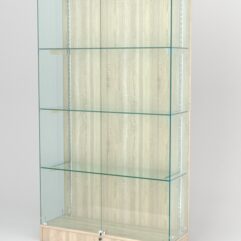 Витрина АСТЕРИЯ ХИТ ПРОДАЖ №9 (с дверками, задняя стенка - ДСП), Дуб Сонома