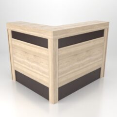 Ресепшн №54-2 для офиса левосторонний, Дуб Сонома