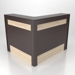 Ресепшн №54-2 для офиса левосторонний, Дуб Венге